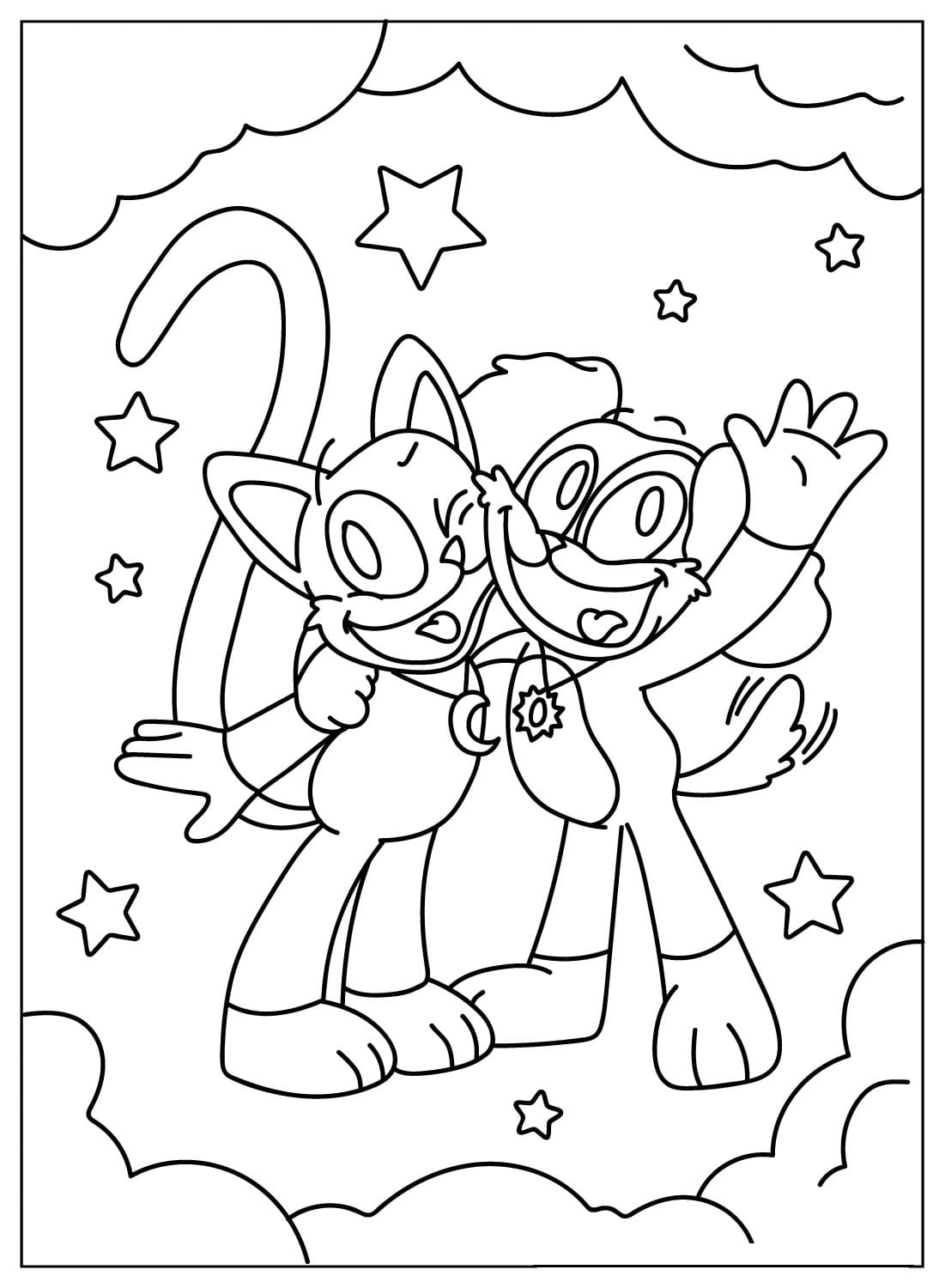 Coloriage Dogday facile