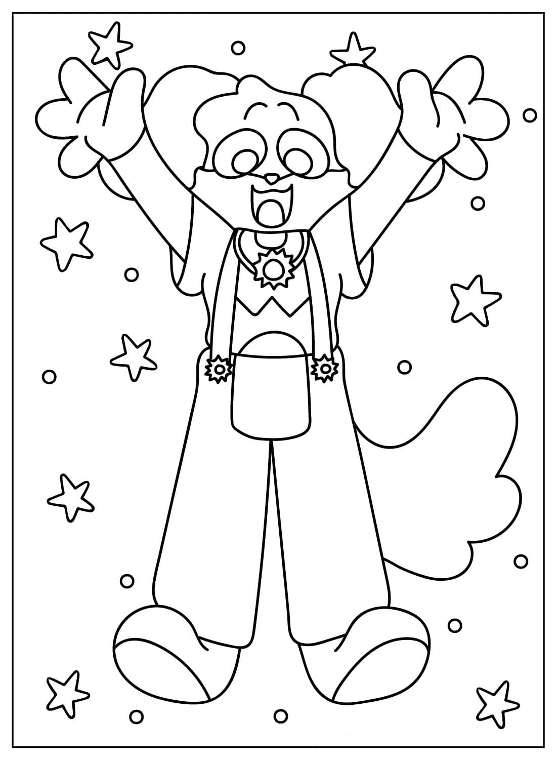 Coloriage Dogday gratuit pour les enfants