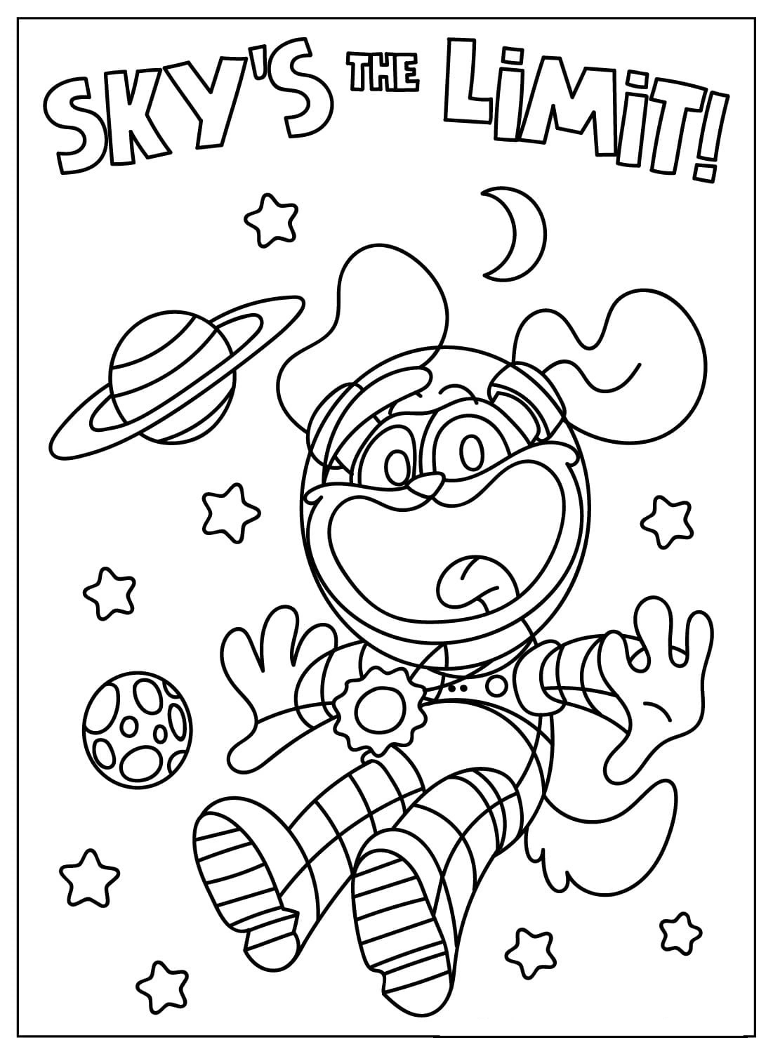 Coloriage Dogday imprimable pour les enfants