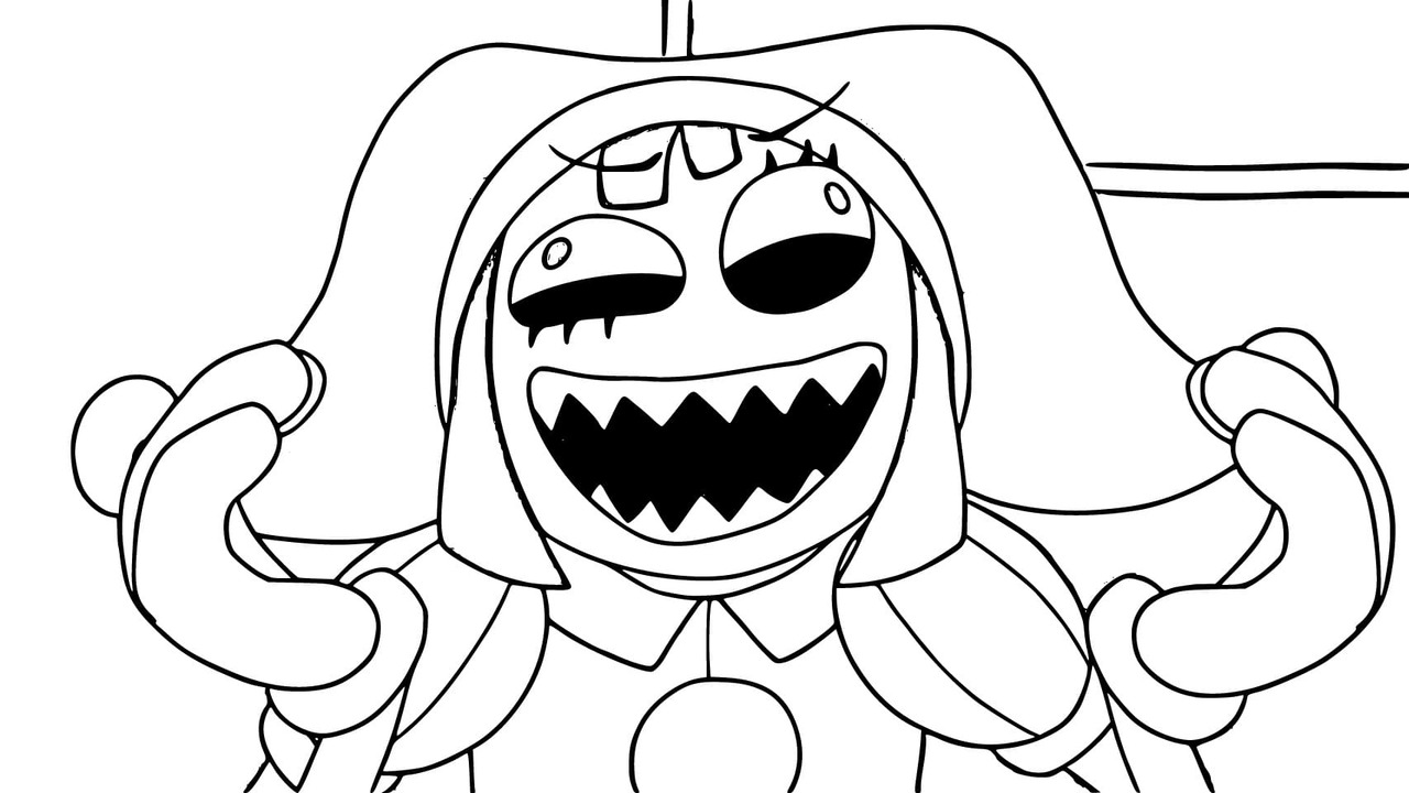 Coloriage Facile The Amazing Digital Circus