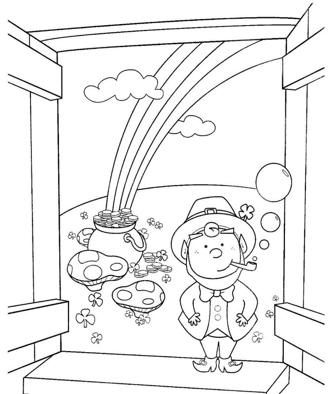 Coloriage Fête de la Saint Patrick 4