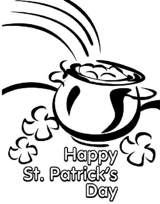 Coloriage Fête de la Saint Patrick 5