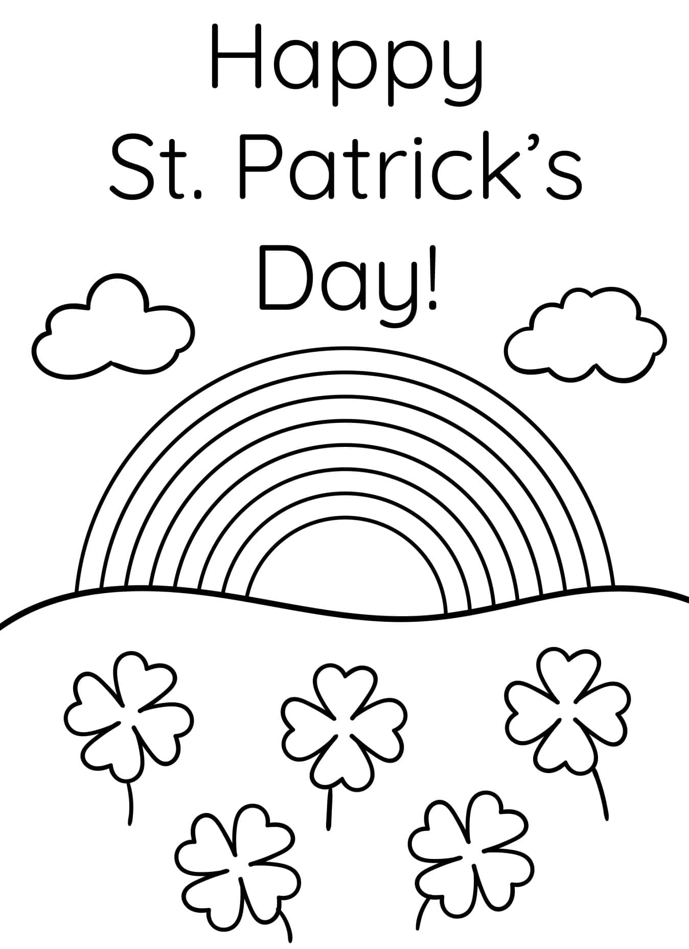 Coloriage Fête de la Saint Patrick 6