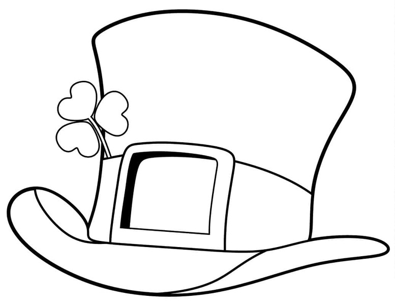 Coloriage Fête de la Saint Patrick gratuite