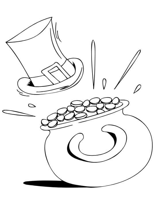 Coloriage Fête de la Saint Patrick imprimable gratuite