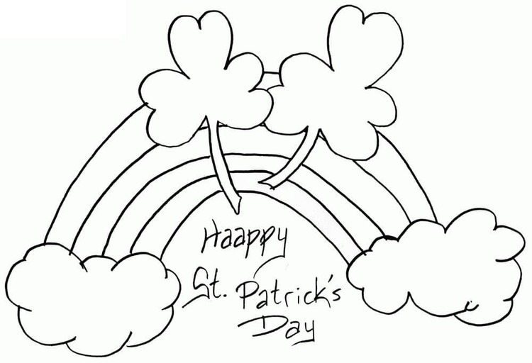 Coloriage Fête de la Saint Patrick imprimable pour les enfants