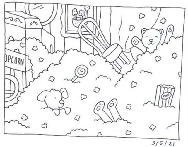 Coloriage Gratuite basique Bobbie Goods