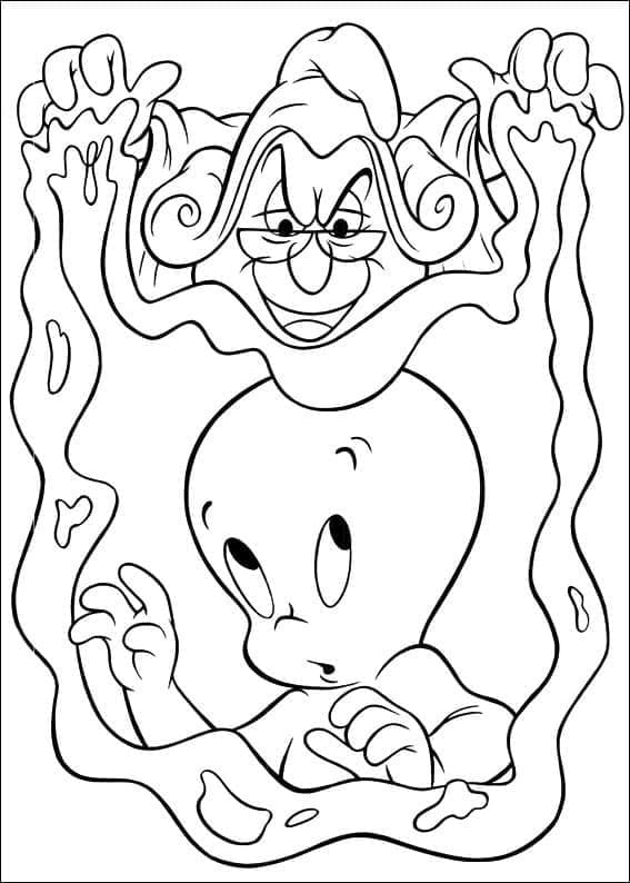 Coloriage Image de Casper imprimable