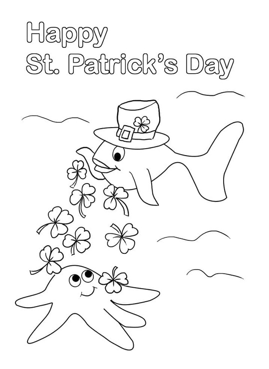 Coloriage Image Fête de la Saint Patrick