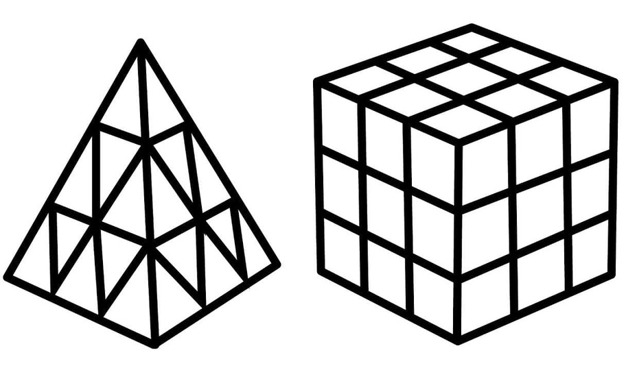 Coloriage Image Rubik gratuite