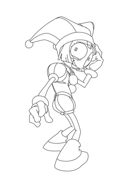 Coloriage Imprimable gratuite The Amazing Digital Circus