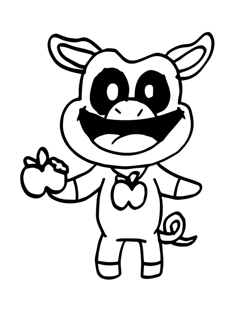 Coloriage PickyPiggy basique gratuite