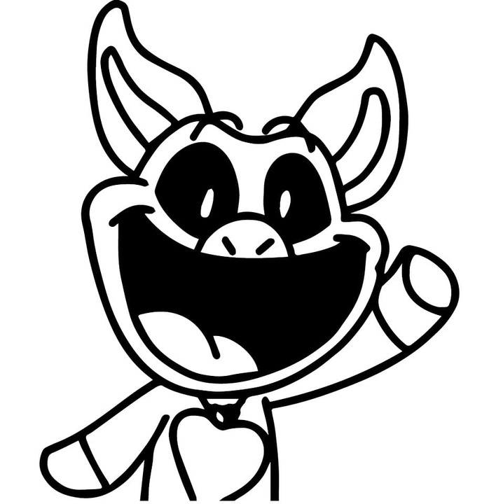 Coloriage PickyPiggy facile gratuite