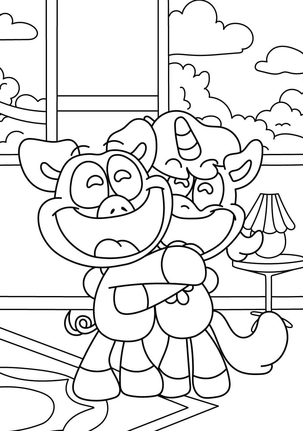 Coloriage PickyPiggy pour enfant