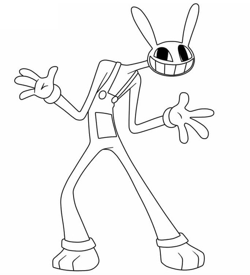Coloriage The Amazing Digital Circus gratuit pour les enfants