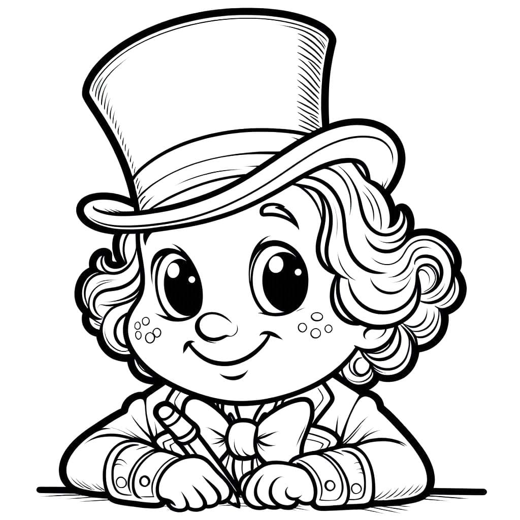 Coloriage Wonka mignon