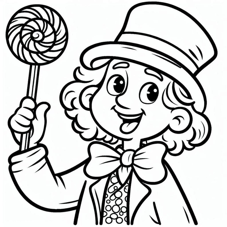 Coloriage Wonka pour enfants