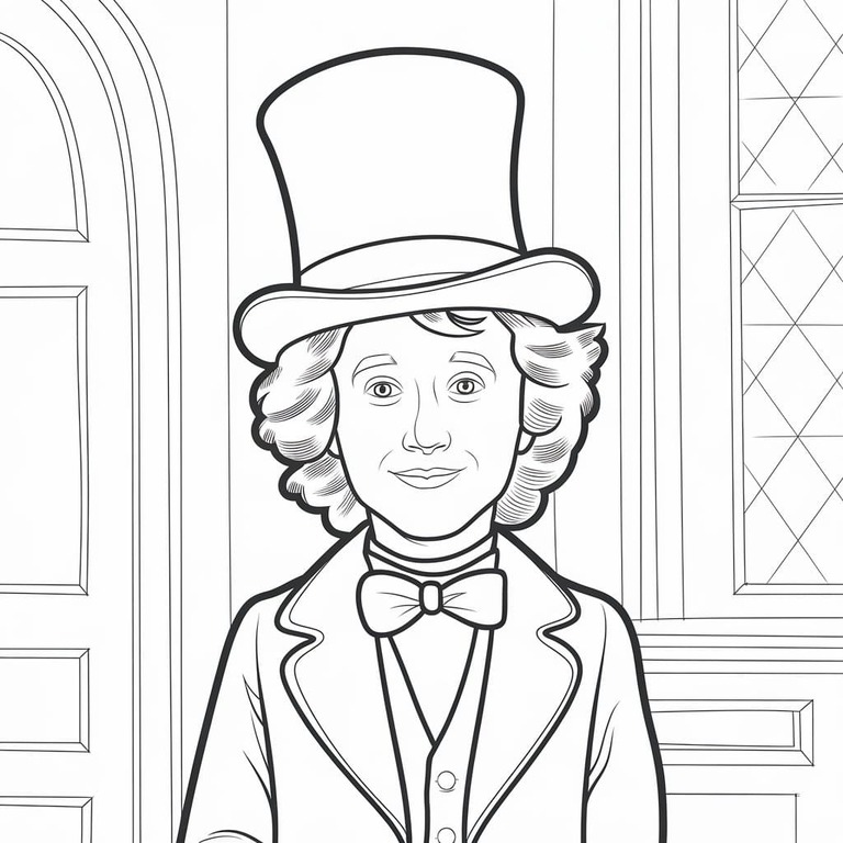 Coloriage Wonka pour les enfants