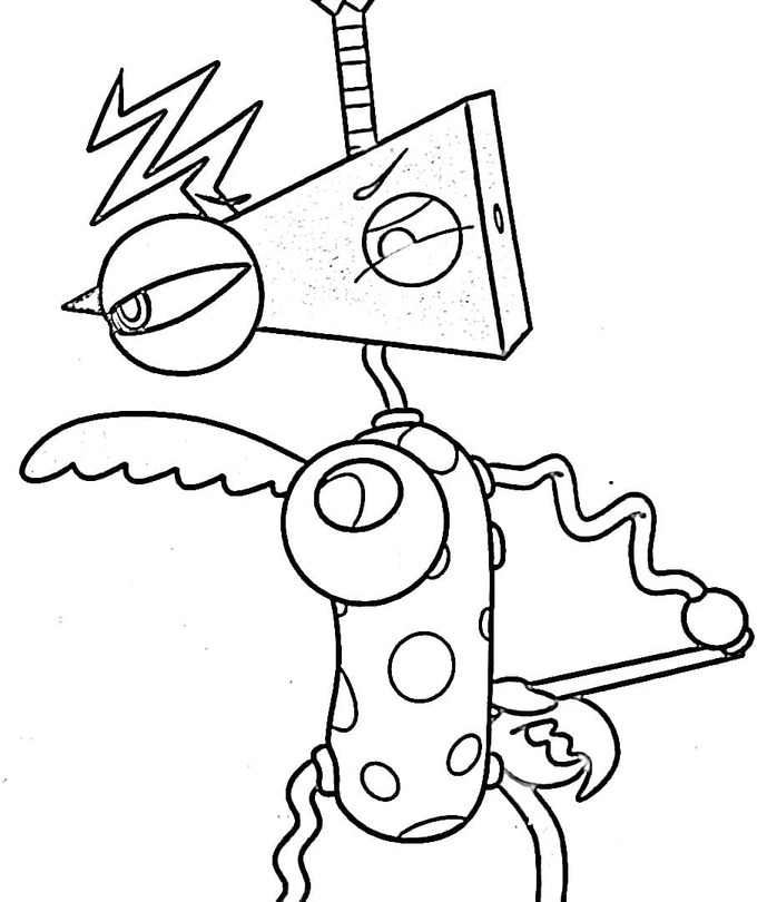 Coloriage Zooble gratuite