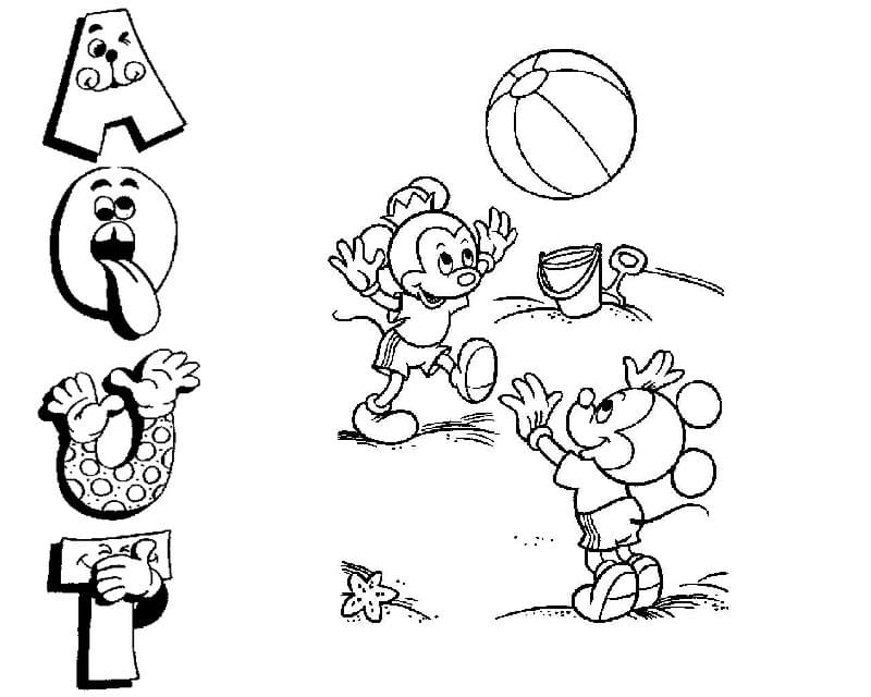 Coloriage Août gratuite