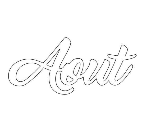 Coloriage Août pour enfant