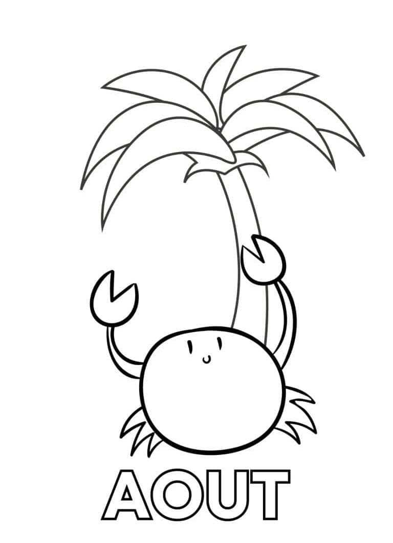 Coloriage Dessiner Août simple