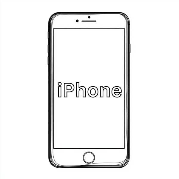Coloriage Dessiner iPhone 1