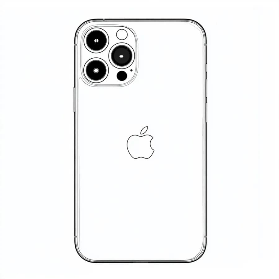 Coloriage Dessiner iPhone 2