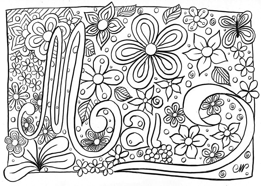 Coloriage Dessiner Mai esquisser