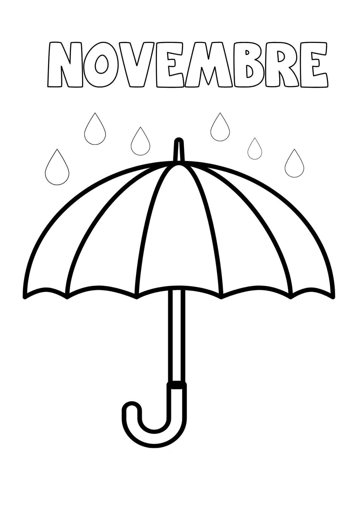 Coloriage Dessiner Novembre