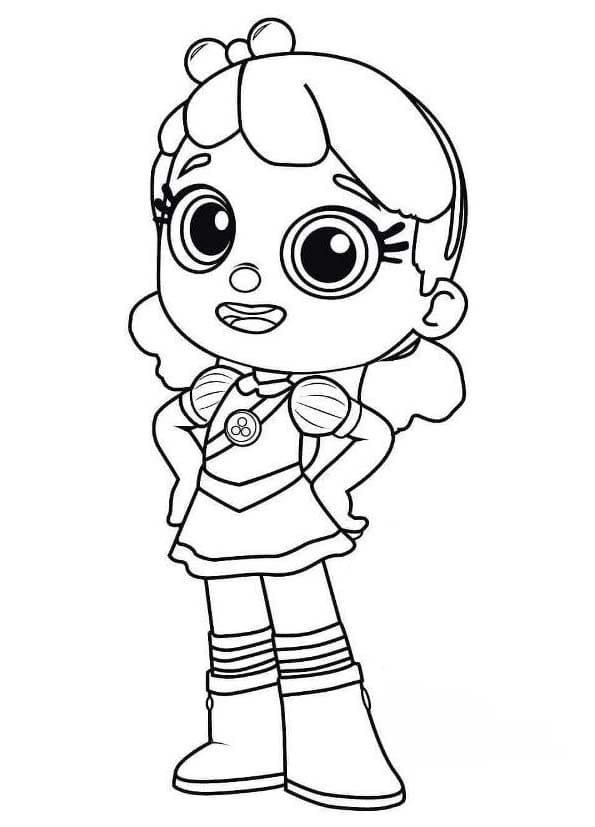 Coloriage Dessiner Talia Et Le Royaume Arc-en-ciel imprimable