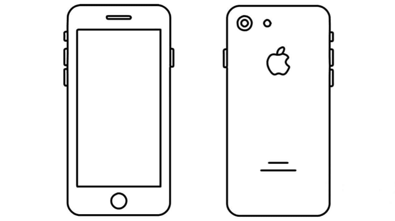 Coloriage IPhone pour les enfants