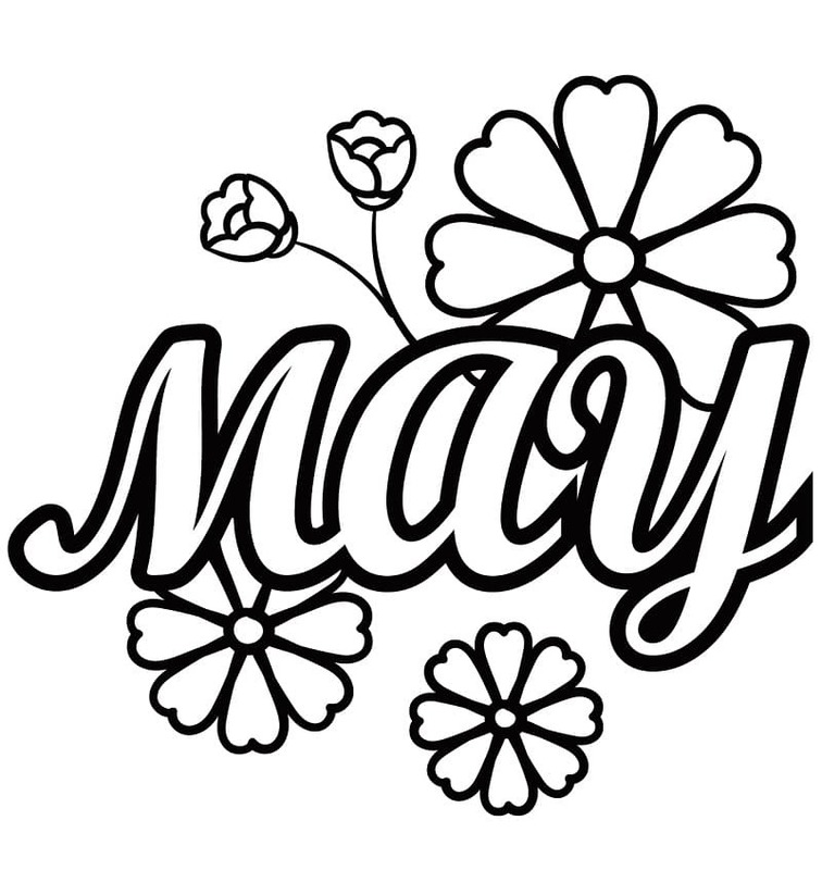 Coloriage Mai pour enfants