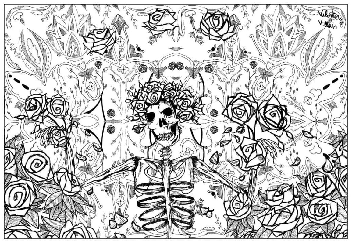 Coloriage Psychédélique chez les enfants