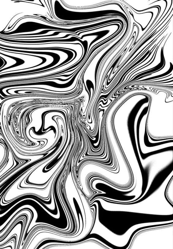 Coloriage Psychédélique facile