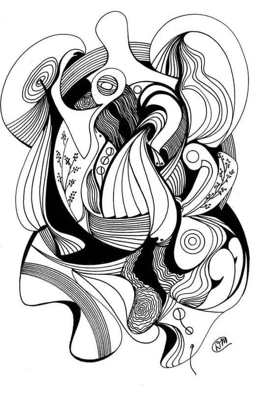 Coloriage Psychédélique gratuite