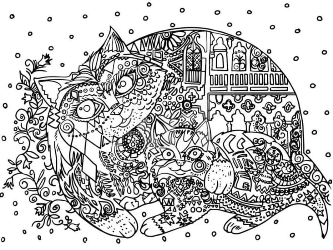 Coloriage Psychédélique pour les enfants
