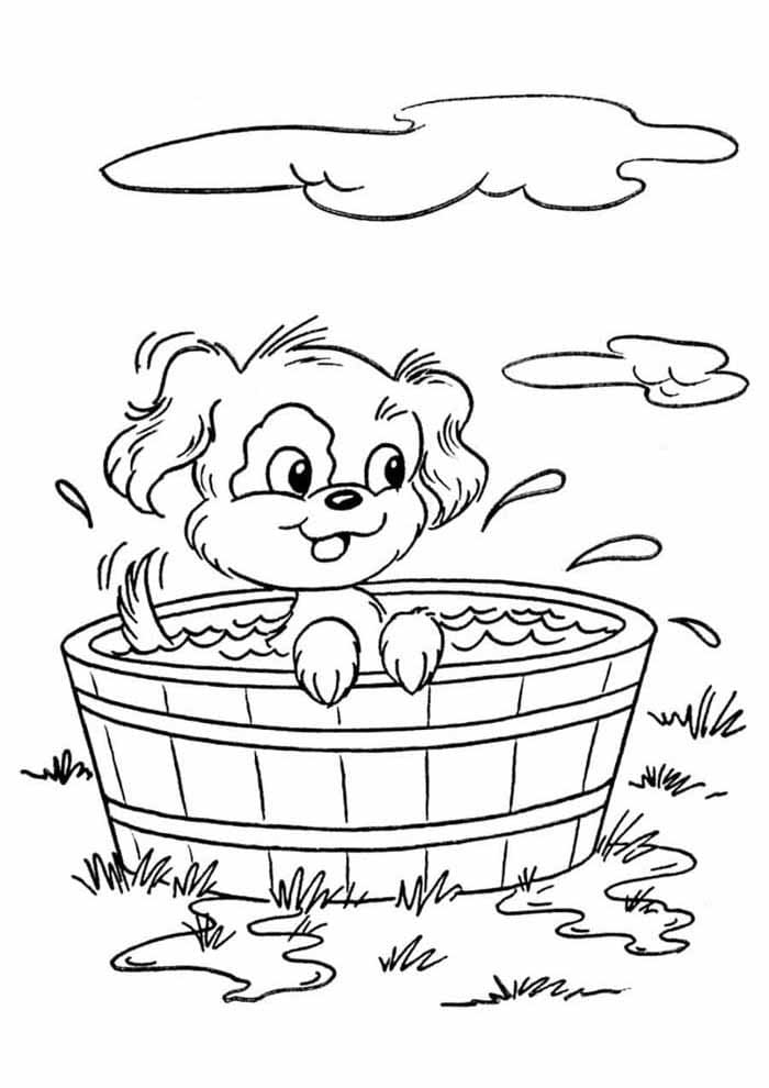 Crtani Pas coloring page