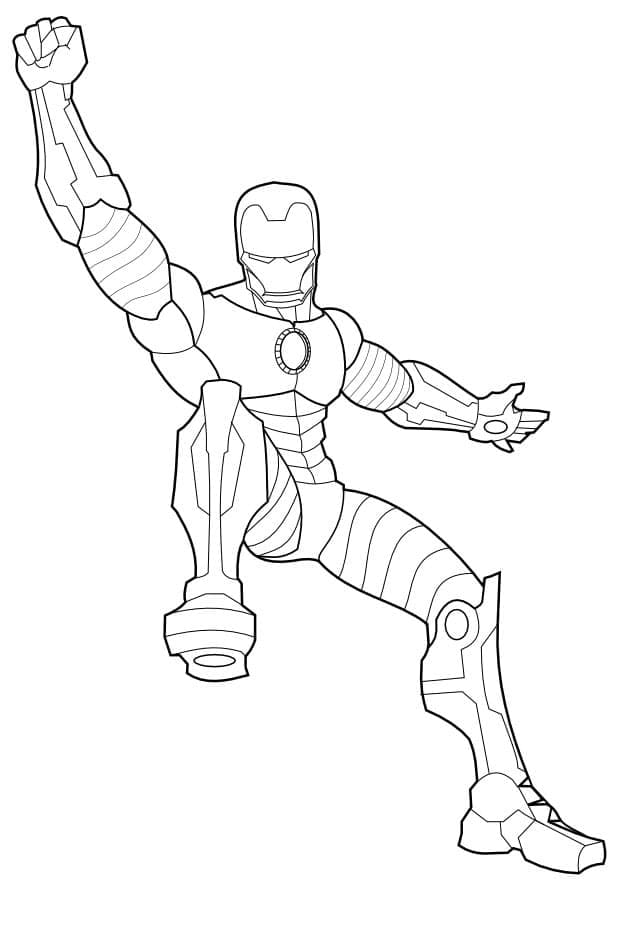 Bojanke Crtanje Ironman
