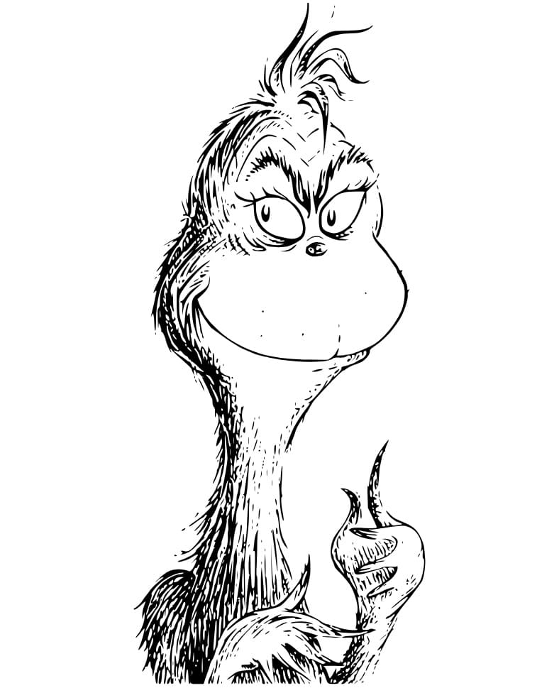 Bojanke Crtež Grinch