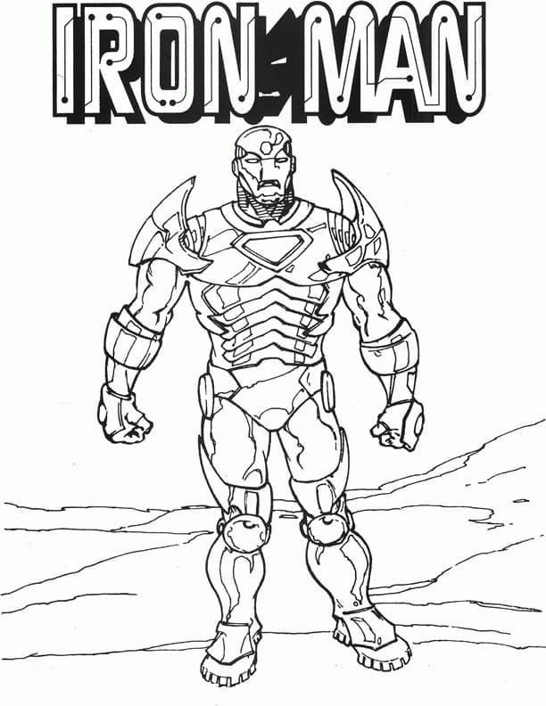Bojanke Crtež Ironman