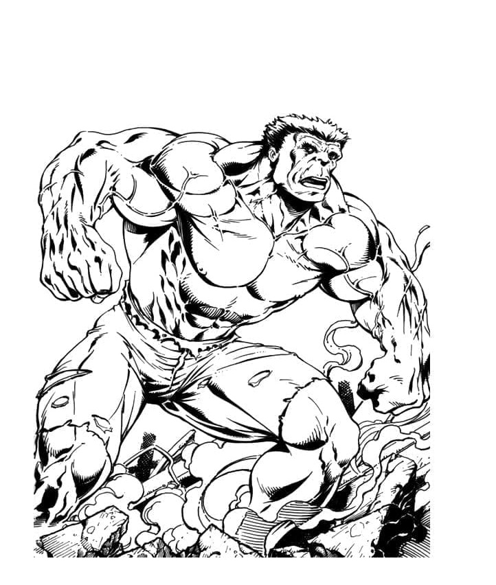 Bojanke Hulk besplatno za djecu