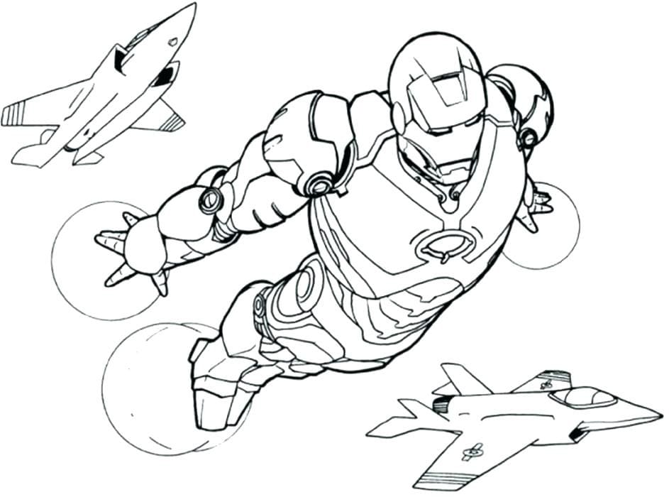 Bojanke Ironman i borbeni avion