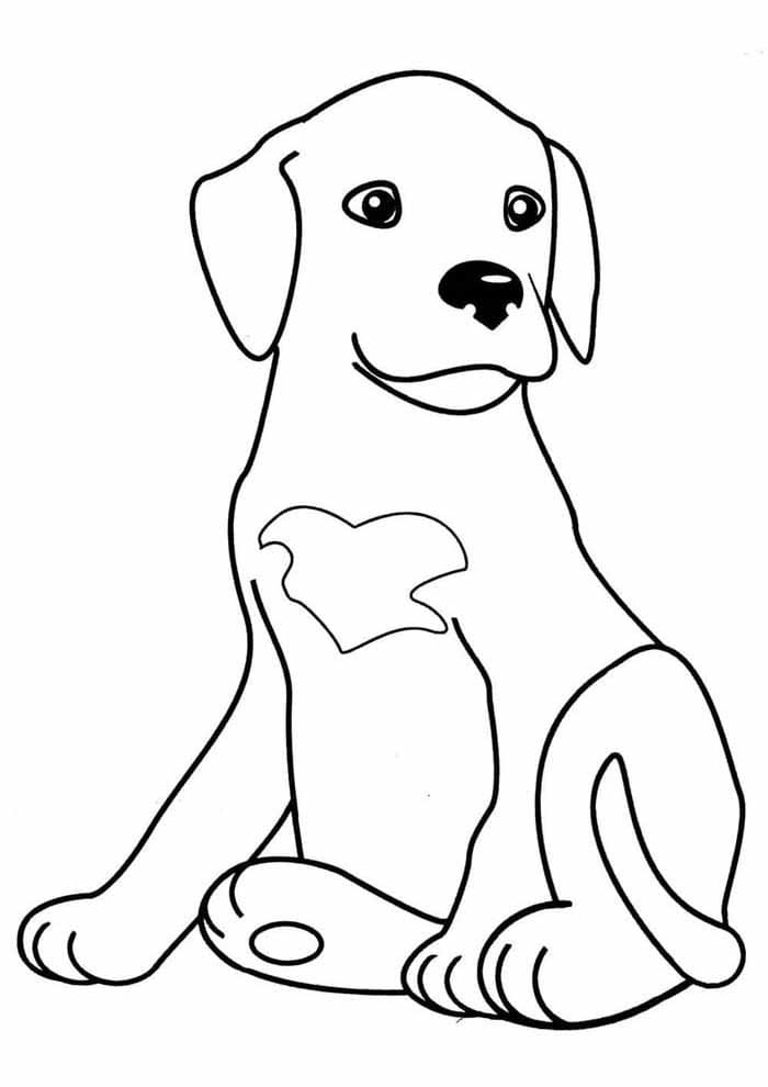 Jedan Pas coloring page