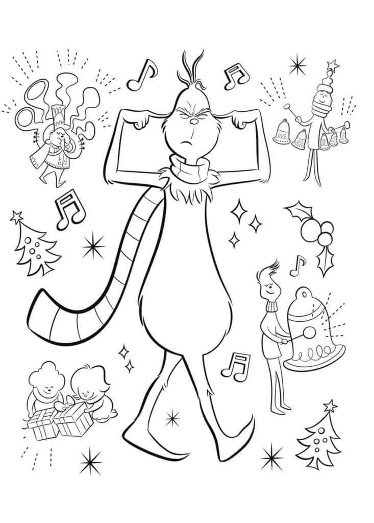 Bojanke Jednostavan Grinch