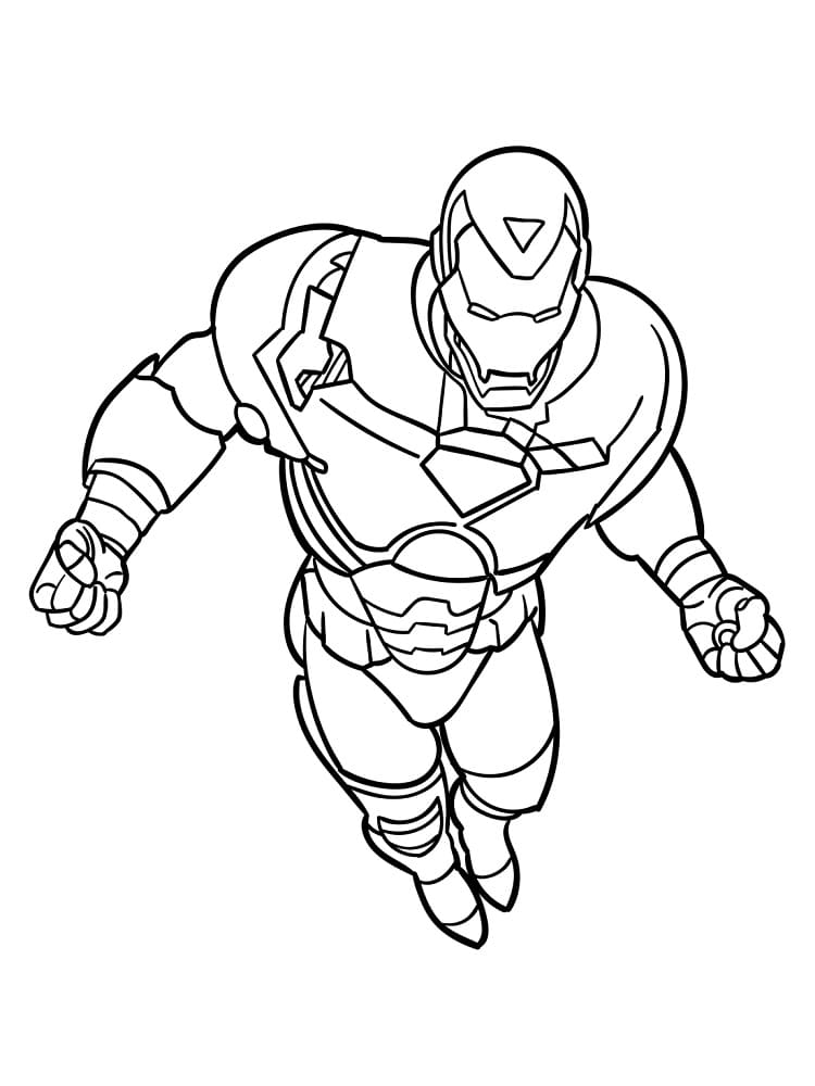 Bojanke Jednostavna slika Ironman