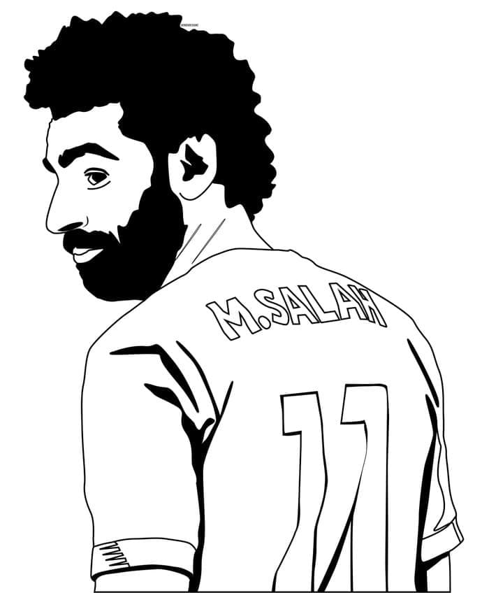 Bojanke Mohamed Salah za besplatni ispis