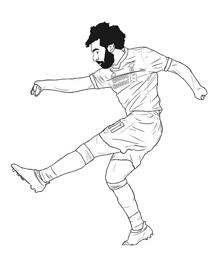 Bojanke Mohamed Salah za ispis