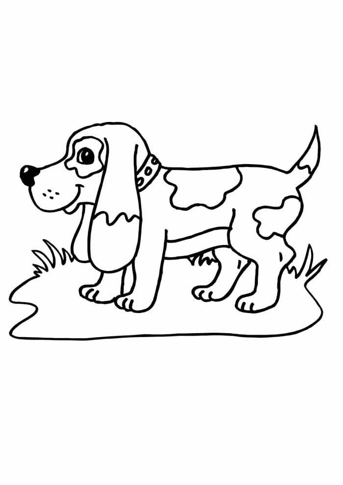 Nasmiješeni Pas coloring page