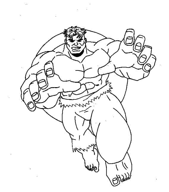 Bojanke Normalna slika Hulk